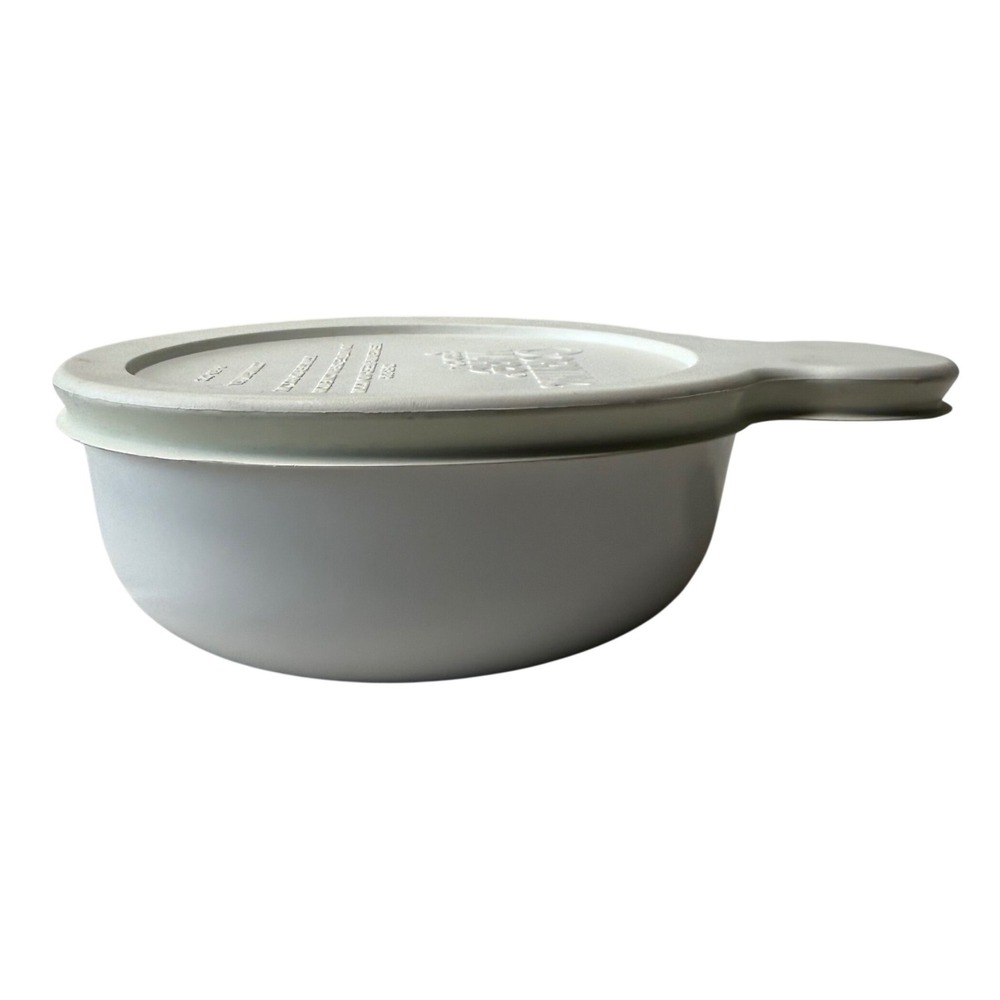 Corning Ware Grab-It Bowl Dish with Plastic Storage Lid Leftovers Vintage 15 oz